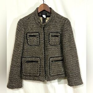 J. Crew Brown Tweed Blazer